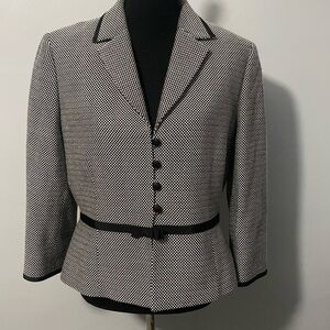 Tahari Black and White Women's Jacket